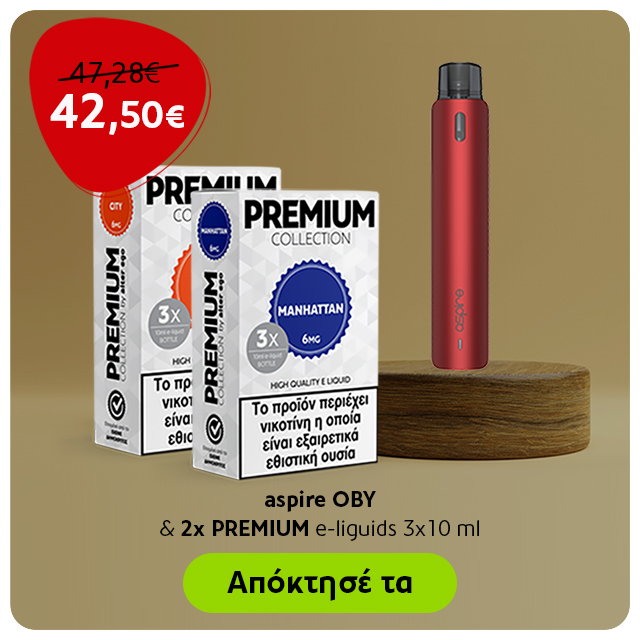 Offer - Aspire Oby & 2x premium 3x10ml 